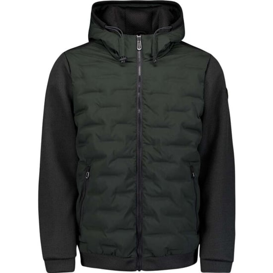 No Excess Jacket short fit sealed hooded knit dark steel - Image 6
