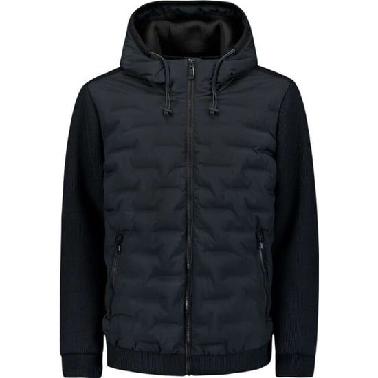 No Excess Jacket short fit sealed hooded knit night - Image 3