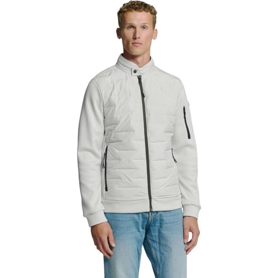No Excess Jacket short fit sealed knitted mix chalk - Image 1