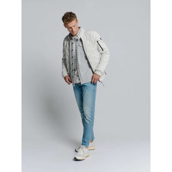 No Excess Jacket short fit sealed knitted mix chalk - Image 3