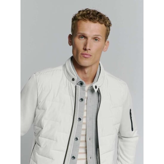 No Excess Jacket short fit sealed knitted mix chalk - Image 6