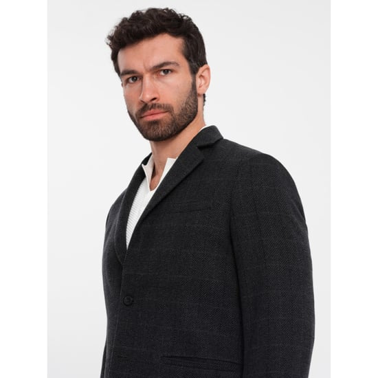 Ombre Blazer heren zwart melange blzb 0119 - Image 5