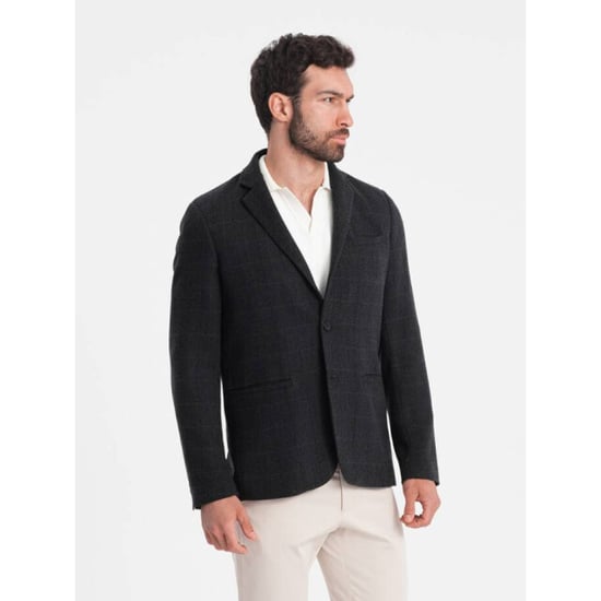 Ombre Blazer heren zwart melange blzb 0119 - Image 6
