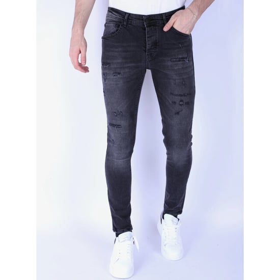 Local Fanatic Ripped jeans voor slim fit met stretch 1104 - Image 1