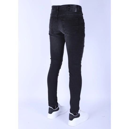Local Fanatic Stone washing slim fit jeans met stretch 1105 - Image 3