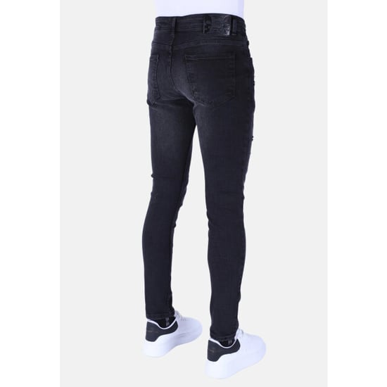 Local Fanatic Stone washing slim fit jeans met stretch 1105 - Image 5