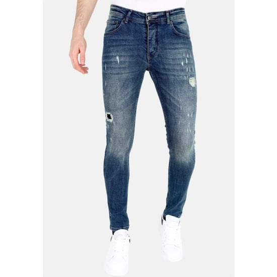 Mario Morato Slim fit jeans met scheuren mm118 - Image 2