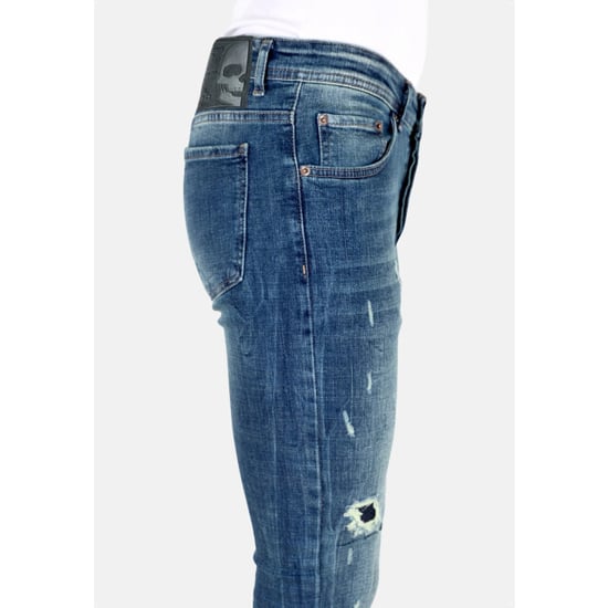 Mario Morato Slim fit jeans met scheuren mm118 - Image 4
