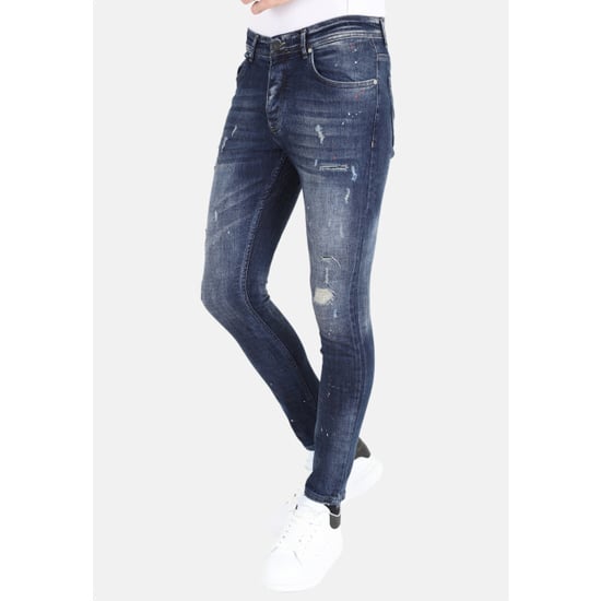 Mario Morato Slim fit jeans met verfspatten mm115 - Image 2