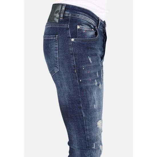 Mario Morato Slim fit jeans met verfspatten mm115 - Image 3