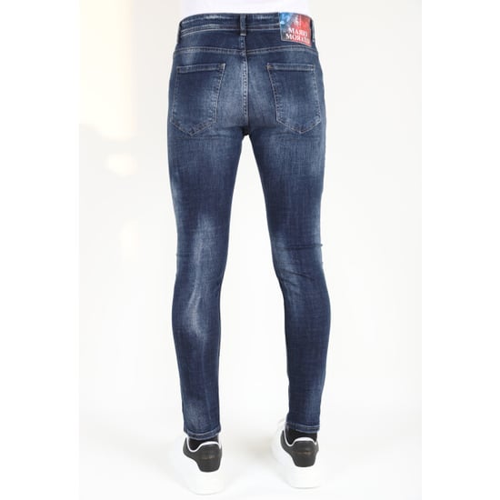 Mario Morato Slim fit jeans met verfspatten mm115 - Image 4