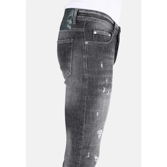 Mario Morato Slim fit street fashion cotton jeans met scheuren mm110 - Image 2