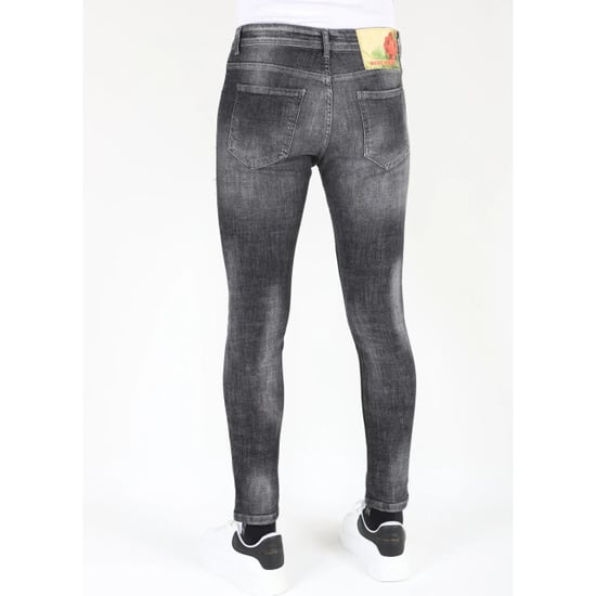 Mario Morato Slim fit street fashion cotton jeans met scheuren mm110 - Image 6