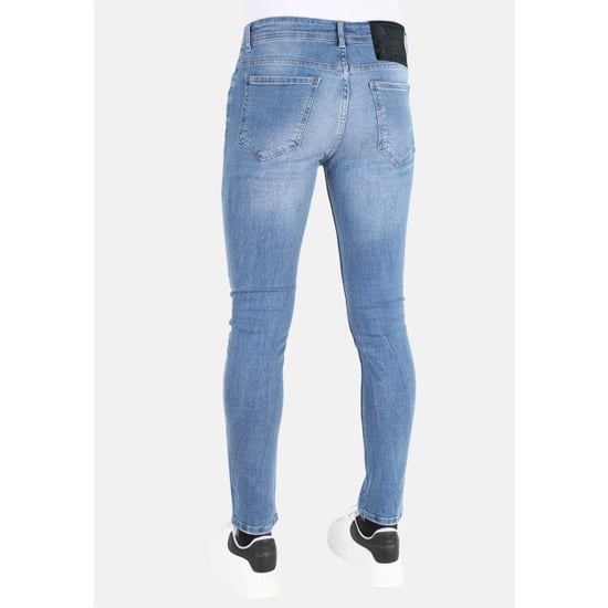 Mario Morato Slimfit spijkerbroek stonewash met gaten - Image 5