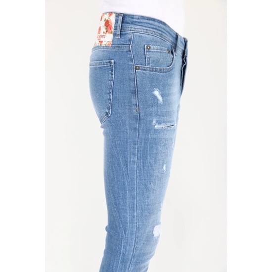 Mario Morato Slimfit spijkerbroek stonewash met gaten - Image 6