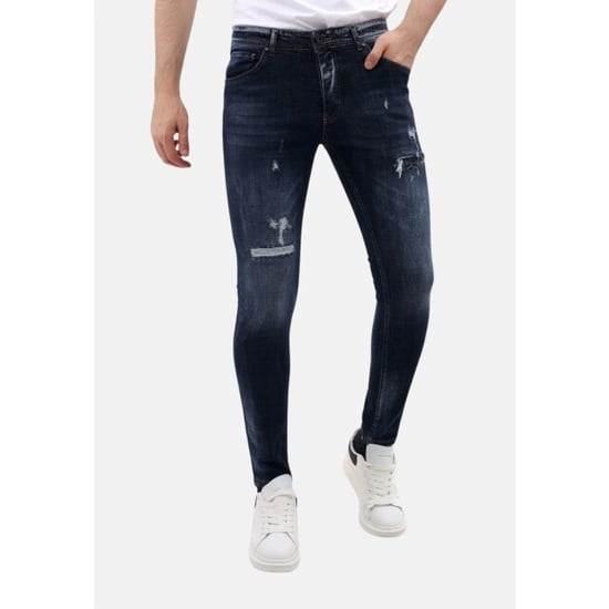Mario Morato Stretch jeans slim fit met scheuren mm - Image 4