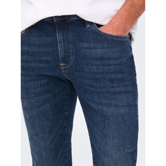 Only & Sons Onsloom slim dark blue 4514 jeans n blue denim - Image 4