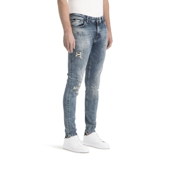 Purewhite The jone w0510 blue denim - Image 3