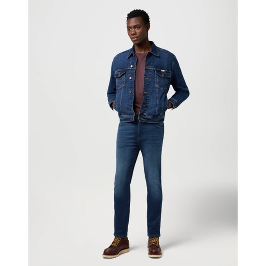 Wrangler Larston heren slim-fit jeans fog - Image 6