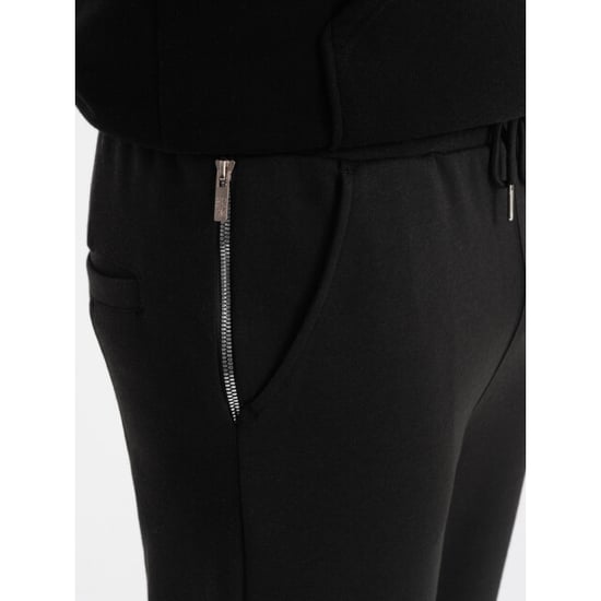 Ombre Italianstyle joggingbroek heren zwart stiksels - Image 4