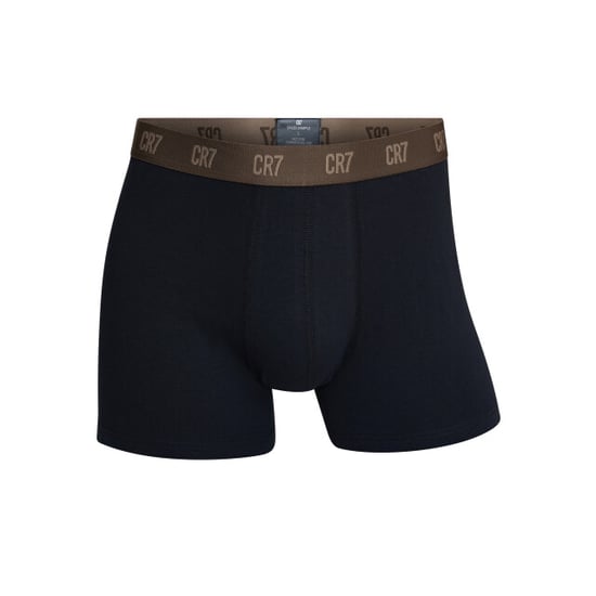 CR7 Heren boxershorts effen zwart/bruin 3-pack - Image 3