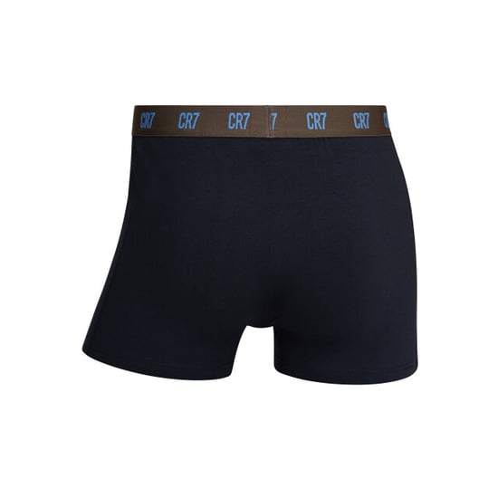 CR7 Heren boxershorts effen zwart/bruin 3-pack - Image 4