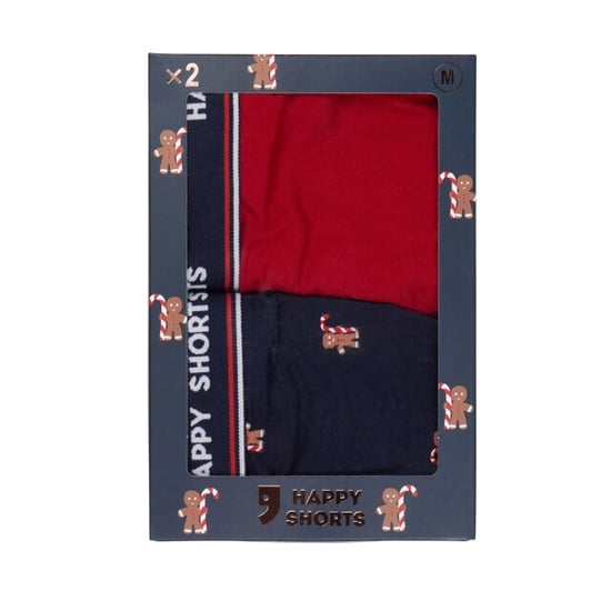 Happy Shorts Heren boxershorts kerst print 2-pack gingerbread - Image 3