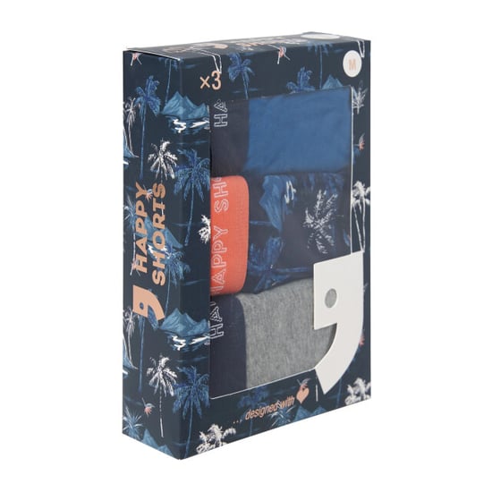 Happy Shorts Heren boxershorts trunks palms 3-pack - Image 4