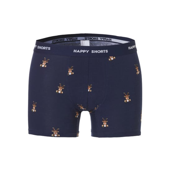 Happy Shorts Kerst boxershorts 2-pack heren reindeer wrapped in christmas lights - Image 3