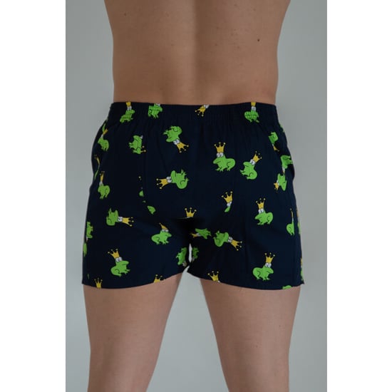 Happy Shorts Wijde boxershort heren kikker met kroon print - Image 2