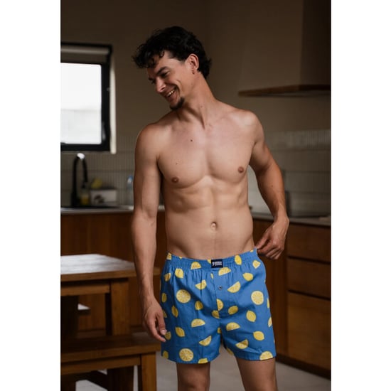Happy Shorts Wijde boxershort heren lemon print - Image 2