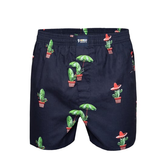 Happy Shorts X heren wijde boxershort met binnenbroek cactus print - Image 3