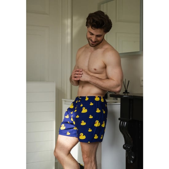Happy Shorts X heren wijde boxershort met binnenbroek badeendjes print - Image 3