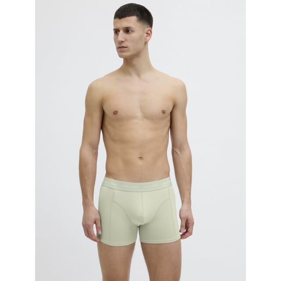 Jack & Jones Heren boxershorts trunks jactom bamboe 3-pack zwart/lichtblauw/lichtgroen - Image 3