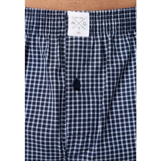 MG-1 Geweven wijde boxershorts heren core blauw 4-pack - Image 3