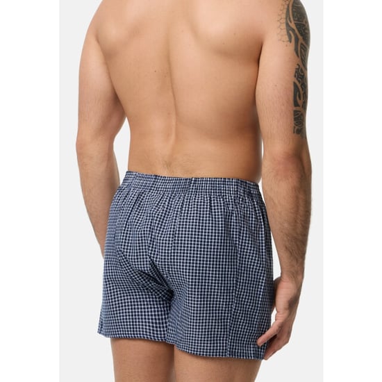 MG-1 Geweven wijde boxershorts heren core blauw 4-pack - Image 4