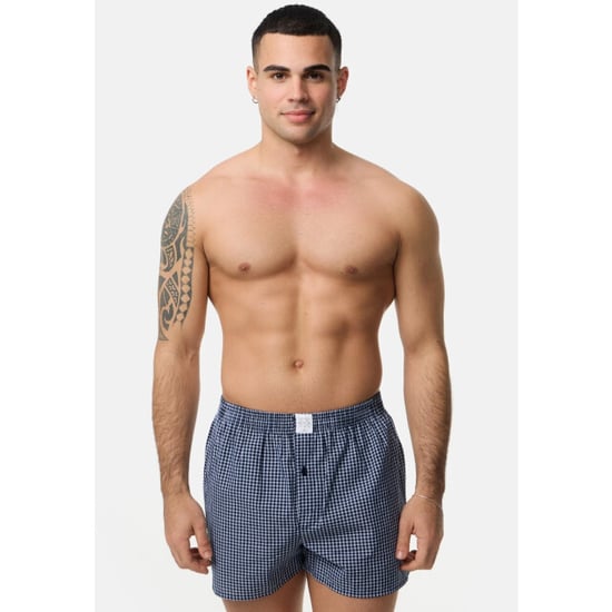 MG-1 Geweven wijde boxershorts heren core blauw 4-pack - Image 5