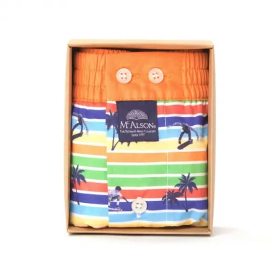 Mc Alson Ulticoloured orange paltree ulti stripe - Image 1