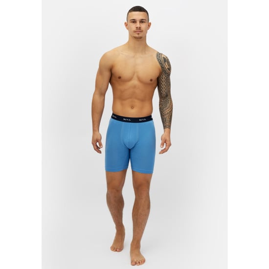 Phil & Co Boxershorts heren met lange pijpen boxer briefs 3-pack rood / blauw - Image 2