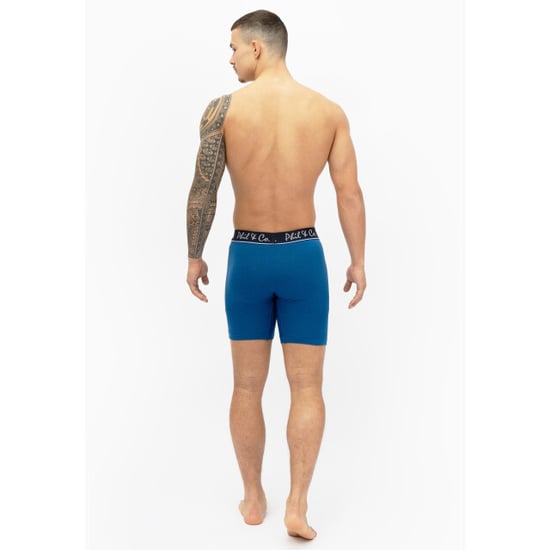 Phil & Co Boxershorts heren met lange pijpen boxer briefs 3-pack blauw / rood - Image 5