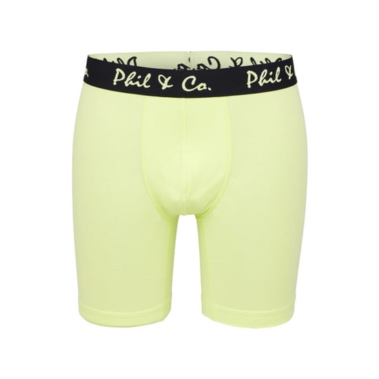 Phil & Co Boxershorts heren met lange pijpen boxer briefs 4-pack geel / beige - Image 5