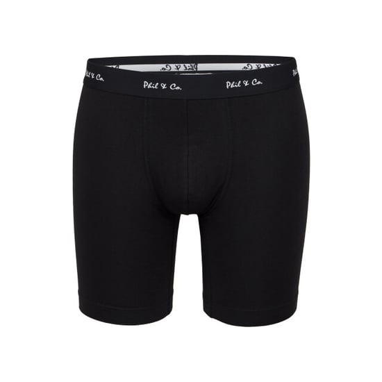 Phil & Co Boxershorts heren met lange pijpen boxer briefs 4-pack wit / grijs - Image 5
