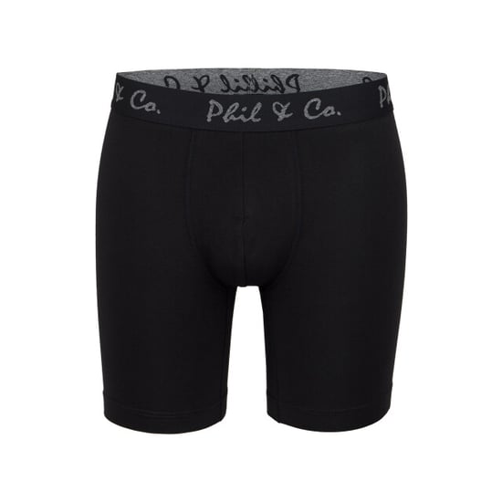 Phil & Co Boxershorts heren met lange pijpen boxer briefs 4-pack wit / grijs - Image 6