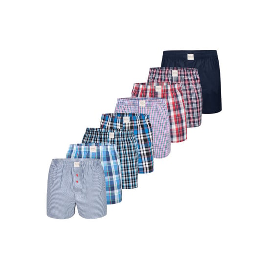 Phil & Co Wijde boxershorts heren core multipack 8-pack - Image 1