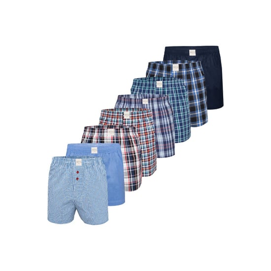 Phil & Co Wijde boxershorts heren core multipack 8-pack - Image 1