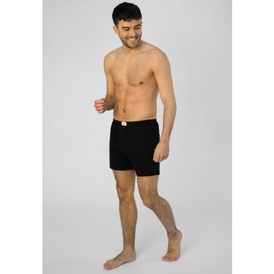Phil & Co Wijde boxershorts jersey stretch effen blauw/zwart 6-pack - Image 6