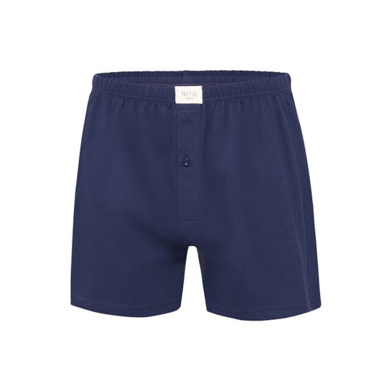 Phil & Co Wijde boxershorts jersey stretch effen navy 6-pack - Image 2