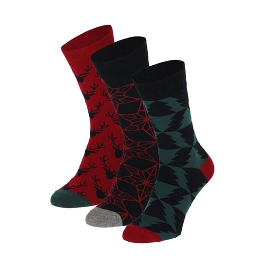 Apollo Heren kerstsokken giftbox 3-pack - Image 1