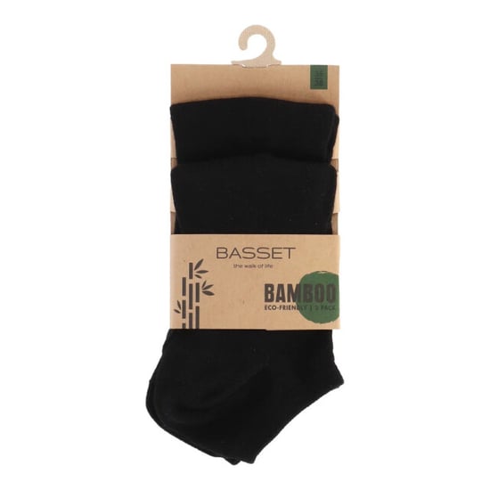Basset Dames/heren bamboe sneaker sokken 2-pack - Image 2