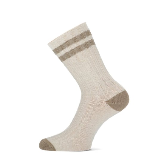 MARC MARCS Anouk off white mel katoenen damessokken geen unisex - Image 2